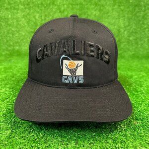 Vintage 90s Cleveland Cavaliers Cavs Annco Basketball Snapback Hat NBA Blue